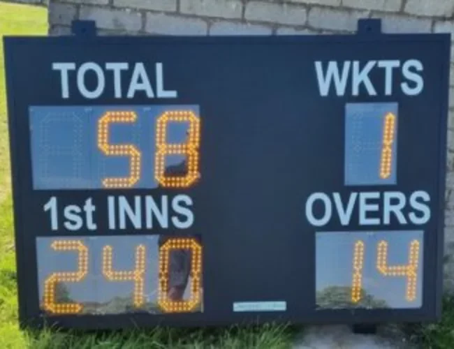 DC9 Electronic Cricket Scoreboard