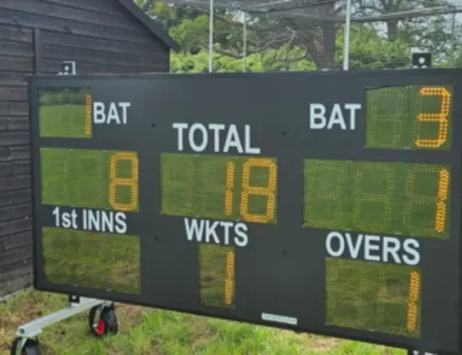 Scoreboard Trolley Electronic Cricket Scoreboard Trolley
