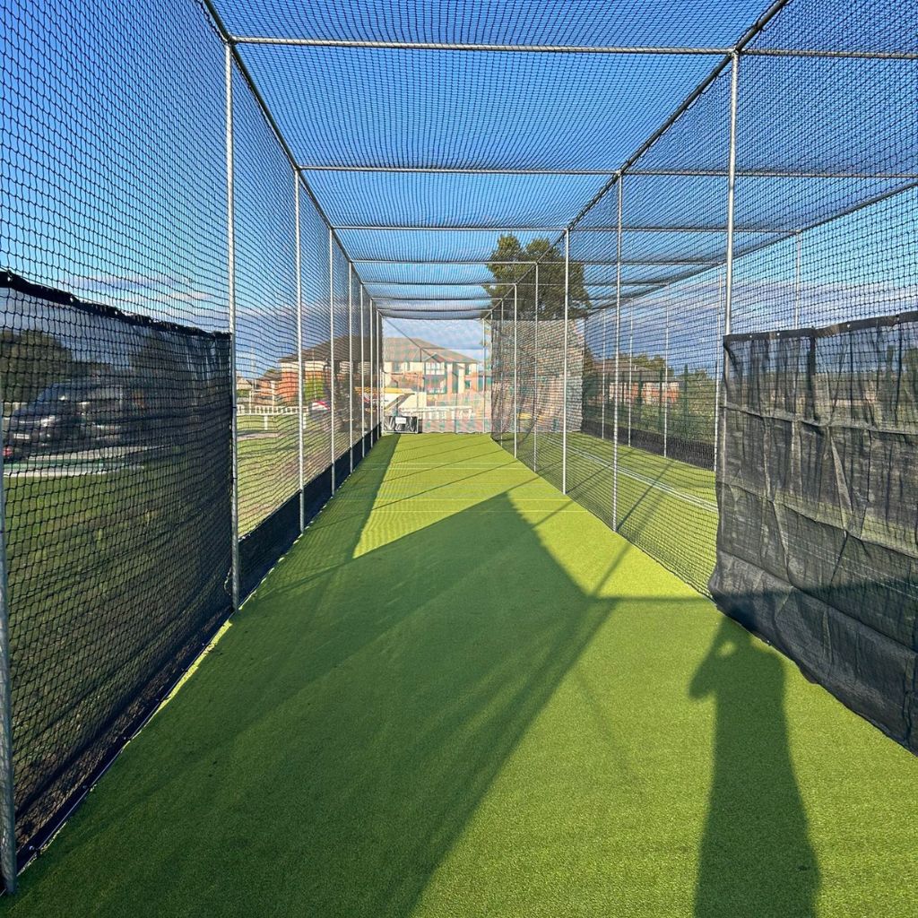 Custom Installed Cricket Batting Practice Area Custom Installed Cricket Batting Practice Area